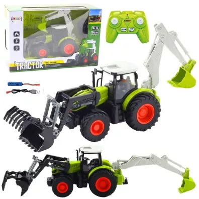 Traktor rolniczy 2w1 zdalnie sterowany LeanToys