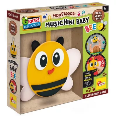 Montessori Baby Wood - Muzyczna pszczo�a Lisciani