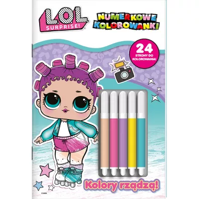 L.O.L. Surprise! OMG. Numerkowe kolorowanki. Kolory rz�dz�!