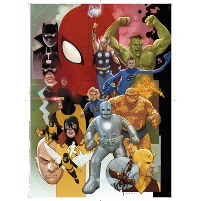 Puzzle 1000 el. High Quality Collection. Marvel 80 years Clementoni