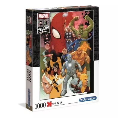 Puzzle 1000 el. High Quality Collection. Marvel 80 years Clementoni