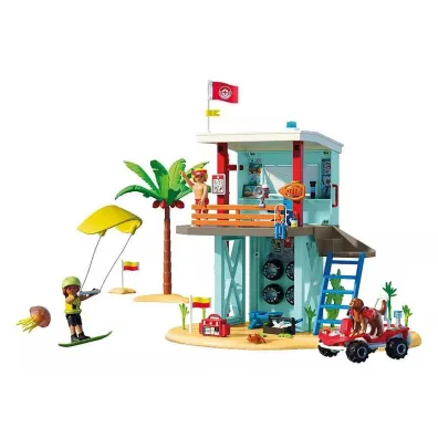 Playmobil My Life Wie�a ratownicza i pla�owy samoch�d buggy 71903