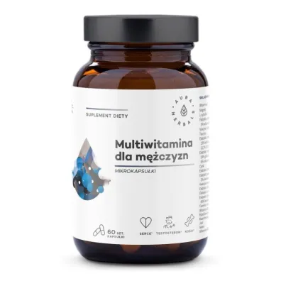 Aura Herbals Multiwitamina dla m�czyzn suplement diety 60 kaps.