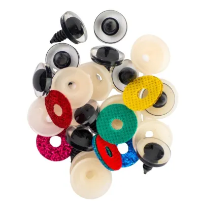 Oczy do maskotek 16mm mix kolor�w Brewis