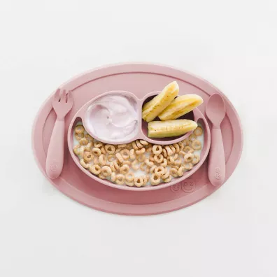 Ezpz Komplet naczy silikonowych Mini Feeding Set pastelowy r