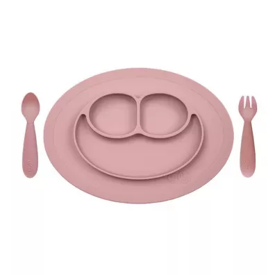 Ezpz Komplet naczy silikonowych Mini Feeding Set pastelowy r