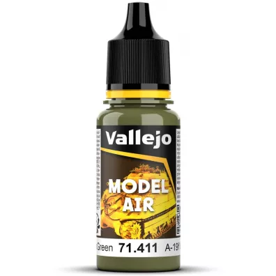 Vallejo: 71.411 - Model Air - A-19F Grass Green 17ml