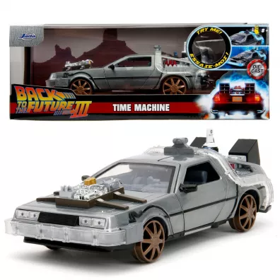 Pojazd metalowy Delorean Back to the Future III 1:24 Simba