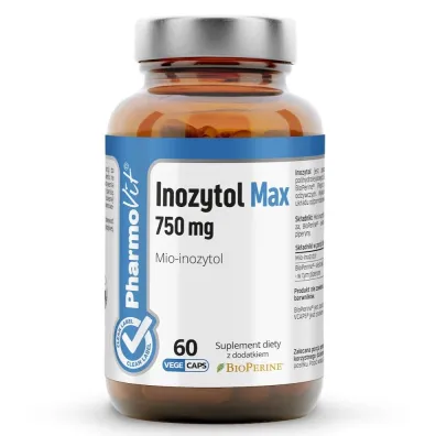Pharmovit Inozytol Max mio-inozytol Suplement diety 60 kaps.
