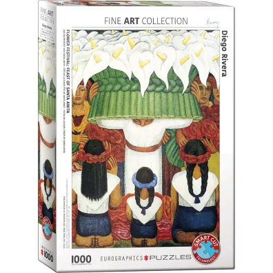 Puzzle 1000 el. �wi�to kwiat�w, Diego Riviera Eurographics