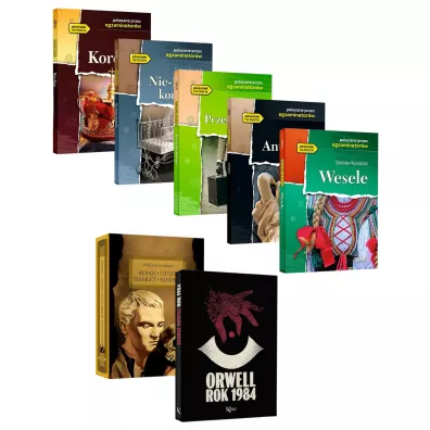 Pakiet lektur: Kordian, Nie-boska komedia, Przedwio�nie, Antygona, Wesele, Romeo i Julia, Hamlet, Makbet, Rok 1984