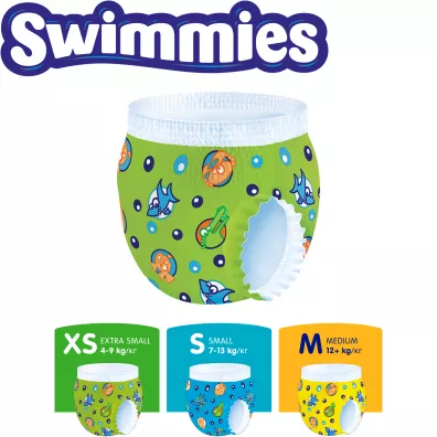 Moltex Swimmies Pieluchomajtki do pywania rozmiar XS (4-9 kg) 13 szt.