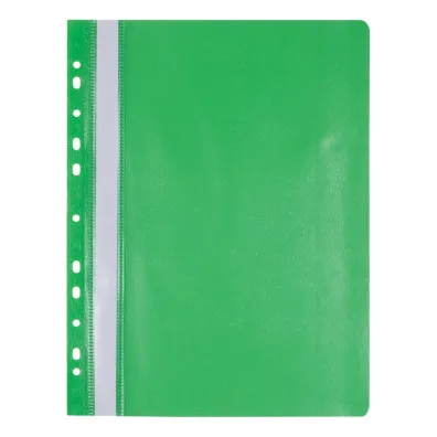 Office Products Skoroszyt A4 PP wpinany z europerforacj� zielony 25 szt.