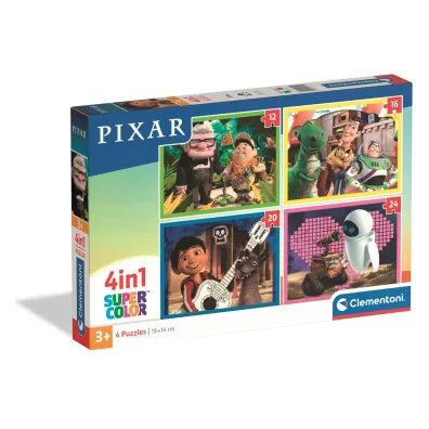 Clementoni Puzzle 4W1 Pixar 21754