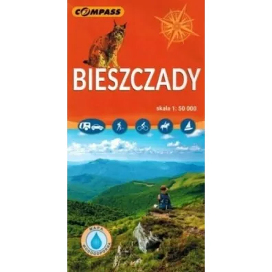 Mapa turystyczna - Bieszczady 1:50 000 lam
