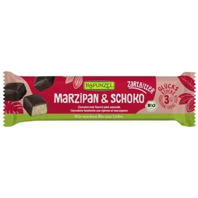 Rapunzel Batoniki marcepanowe z miodem w czekoladzie gorzkiej 50 g Bio