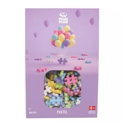 Klocki Plus-plus Pastelowe 300el