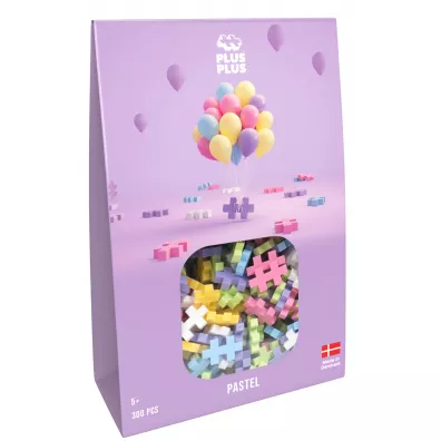 Klocki Plus-plus Pastelowe 300el