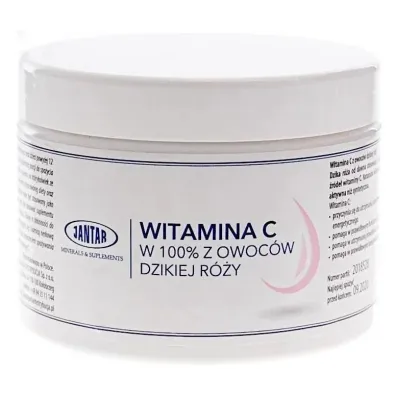 Jantar Witamina C z dzikiej r�y w proszku suplement diety 300 g