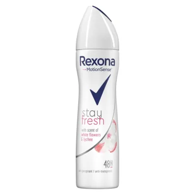 Rexona Motion Sense Woman dezodorant Stay Fresh White Flowers & Lychee 150 ml