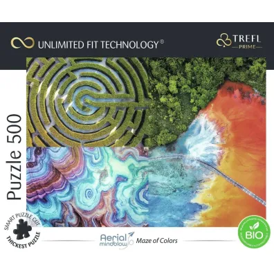 Puzzle 500 el. Aerial Mindblow. Maze of Colors Trefl