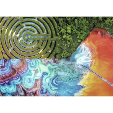Puzzle 500 el. Aerial Mindblow. Maze of Colors Trefl