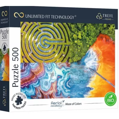 Puzzle 500 el. Aerial Mindblow. Maze of Colors Trefl