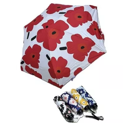 Parasolka kwiaty 50cm MIX