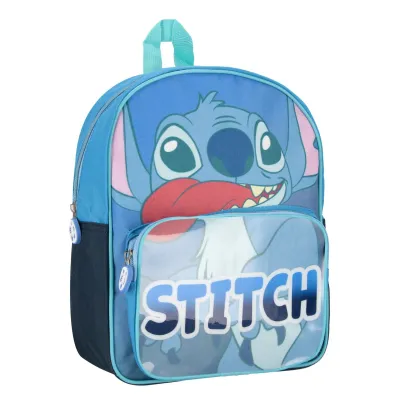 Artesania Cerda Plecak Stitch niebieski 2zamki 25x30x12  2100005104