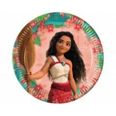 Godan Talerzyki papierowe Moana 23cm 8 szt.