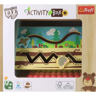 Zabawka drewniana - Activity box TREFL