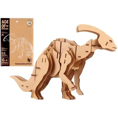 Puzzle drewniane 3D Dinozaur Parasaurolophus Pro Kids