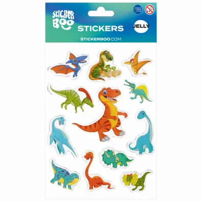 Sticker Boo Naklejki Dinozaury