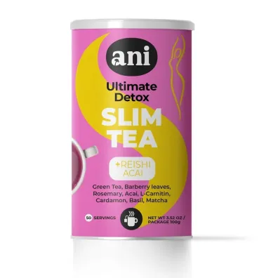 Ani Herbata zielona detox slim z reishi 100 g Bio
