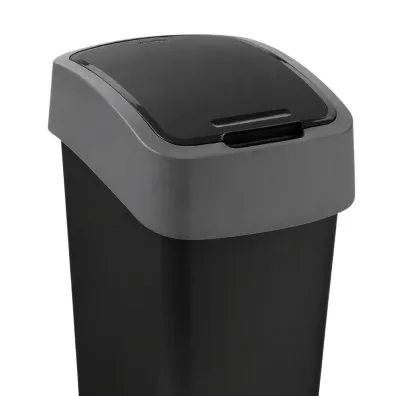 Curver Kosz na �mieci flip bin czarny 10 l