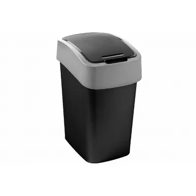 Curver Kosz na mieci flip bin czarny 10 l