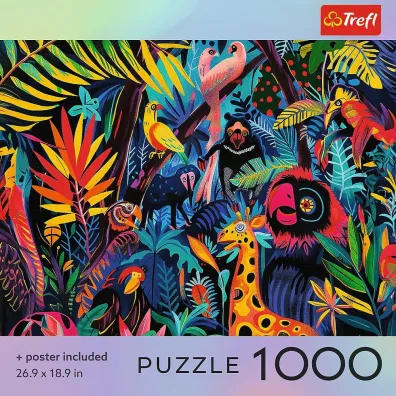 Puzzle 1000 USA Collection: In the Jungle TREFL