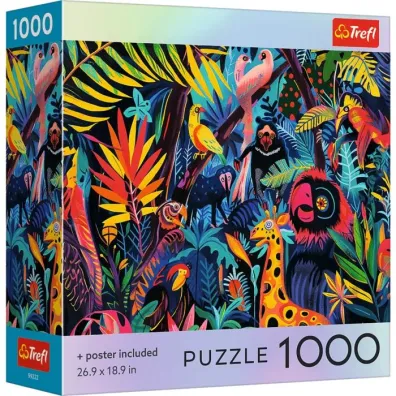 Puzzle 1000 USA Collection: In the Jungle TREFL