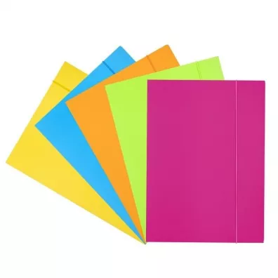 Office Products Teczka z gumk� A4 Fluo MIX
