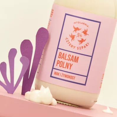 Mydlarnia 4 Szpaki Balsam do ciaa Polny - Mak i ywokost 210 ml