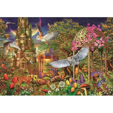 Puzzle 1500 el. Woodland Fantasy Garden Clementoni