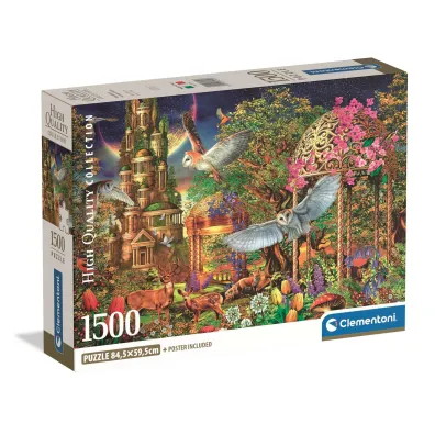 Puzzle 1500 el. Woodland Fantasy Garden Clementoni