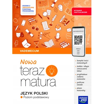 Nowa Teraz matura. J�zyk polski. Vademecum. Zakres podstawowy. Do matury 2026