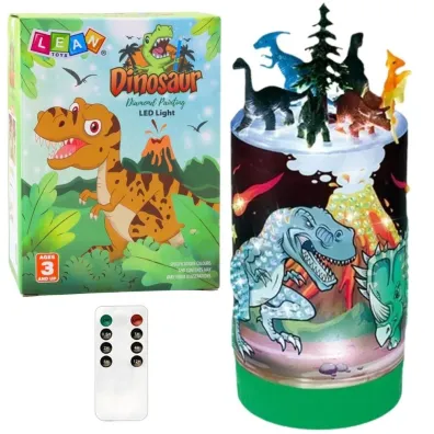 Dinozaury w s�oiku LED LeanToys