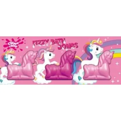 Chlapu Chlap Komplet Kule musuj�ce do k�pieli Jednoro�ce 3 x 70 g
