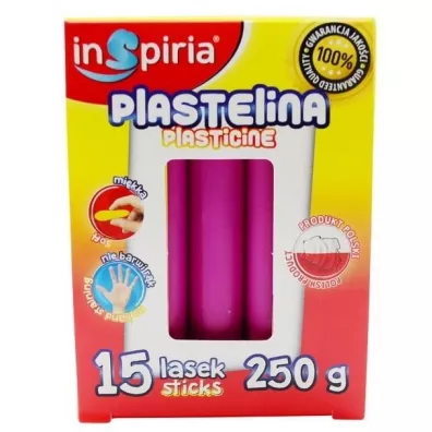 InSpiria Plastelina r�owa 250g