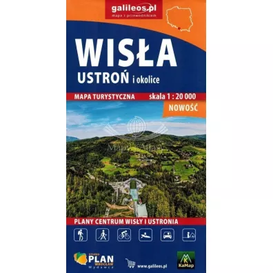 Wis�a - Ustro�- mapa turystyczna 1 : 20 000 - 2023