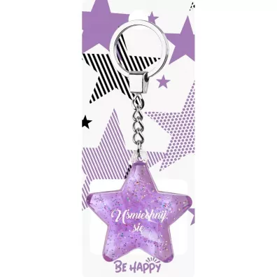 Be-Happy Gifts Brelok Gwiazdka U�miechnij si�