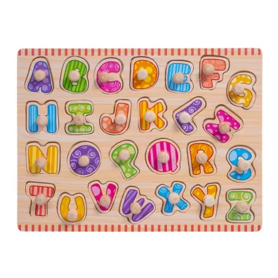 Ukadanka drewniana Literki Smily Play