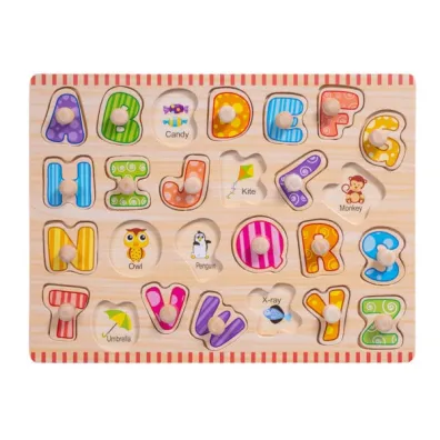 Ukadanka drewniana Literki Smily Play